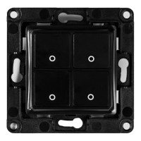 Shelly Wall Switch 4 schwarz